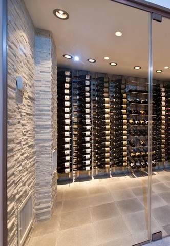 VintageView Metal Custom Wine Racks Installed by Custom Wine Cellars Denver